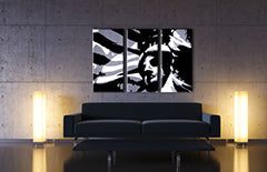 Ručně malovaný obraz POP Art Socha Svobody 3 díly fs2