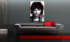 Ručně malovaný POP Art Jim Morrison 1 kus jm