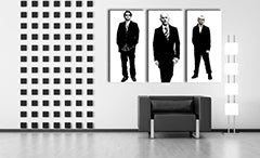 Ručně malovaný obraz POP Art REM 3 dílný rem