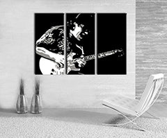 Ručně malovaný obraz POP Art Santana 3 dílný san