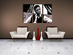 Ručně malovaný obraz POP Art AL PACINO 3 díly al11