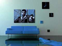 Ručně malovaný obraz POP Art AL PACINO 3 díly al19