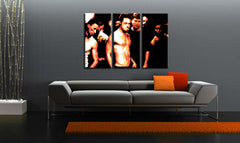 Ručně malovaný obraz POP Art Fight Club 3 díly FC2