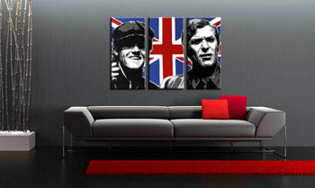 Ručně malovaný obraz POP Art Italian Job 3 díly ij