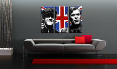 Ručně malovaný obraz POP Art Italian Job 3 díly ij