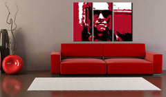 Ručně malovaný obraz POP Art Terminátor 3 díly ter2