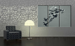 Ručně malovaný obraz POP Art Star Wars 3 díly sw4