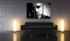 Ručně malovaný obraz Marlona Branda ve stylu POP Art, 3 díly, mb