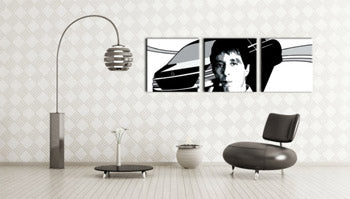 Ručně malovaný obraz POP Art AL PACINO 3 díly al9