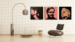 Ručně malovaný obraz POP Art Herbert Grônemeyer 3 díly hg