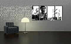 Ručně malovaný obraz POP Art AL PACINO 4dílný al25