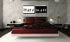 Ručně malovaný obraz POP Art Monthy Python 2 kusy mp