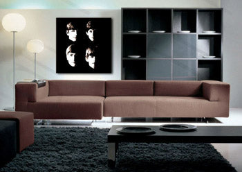 Ručně malovaný obraz POP Art BEATLES 1 kus beat9