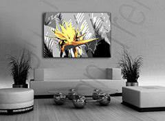 Ručně malovaný obrázek POP Art květina 1 kus flo4