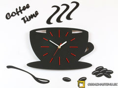 Moderní nástěnné hodiny Red Satin Cup