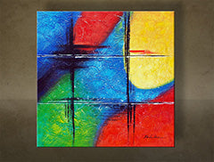 Ručně malovaný obraz ABSTRAKT 1 díl NU0008E1