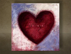 Ručně malovaný obrázek LÁSKA 1 kus NU0009E1