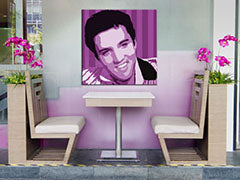 Ručně malovaný obraz POP Art Elvis Presley 1 kus el4