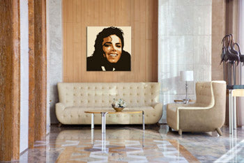 Ručně malovaný obraz POP Art Michael Jackson 1 kus mj6