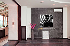 Ručně malovaný obraz POP Art Courier 1 díl kur