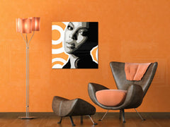 Ručně malovaný obraz POP Art BEYONCÉ 1 kus bey6