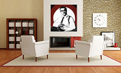 Ručně malovaný obraz POP Art James Bond 1 díl bond4